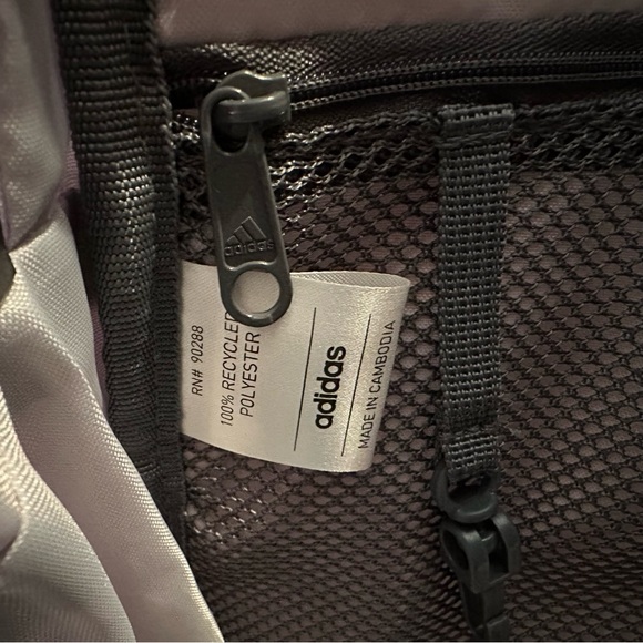 NWOT Adidas Linear 3 Mini Backpack Light Purple / Lilac - Picture 8 of 12